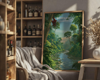 Borneo Poster - WanderWall