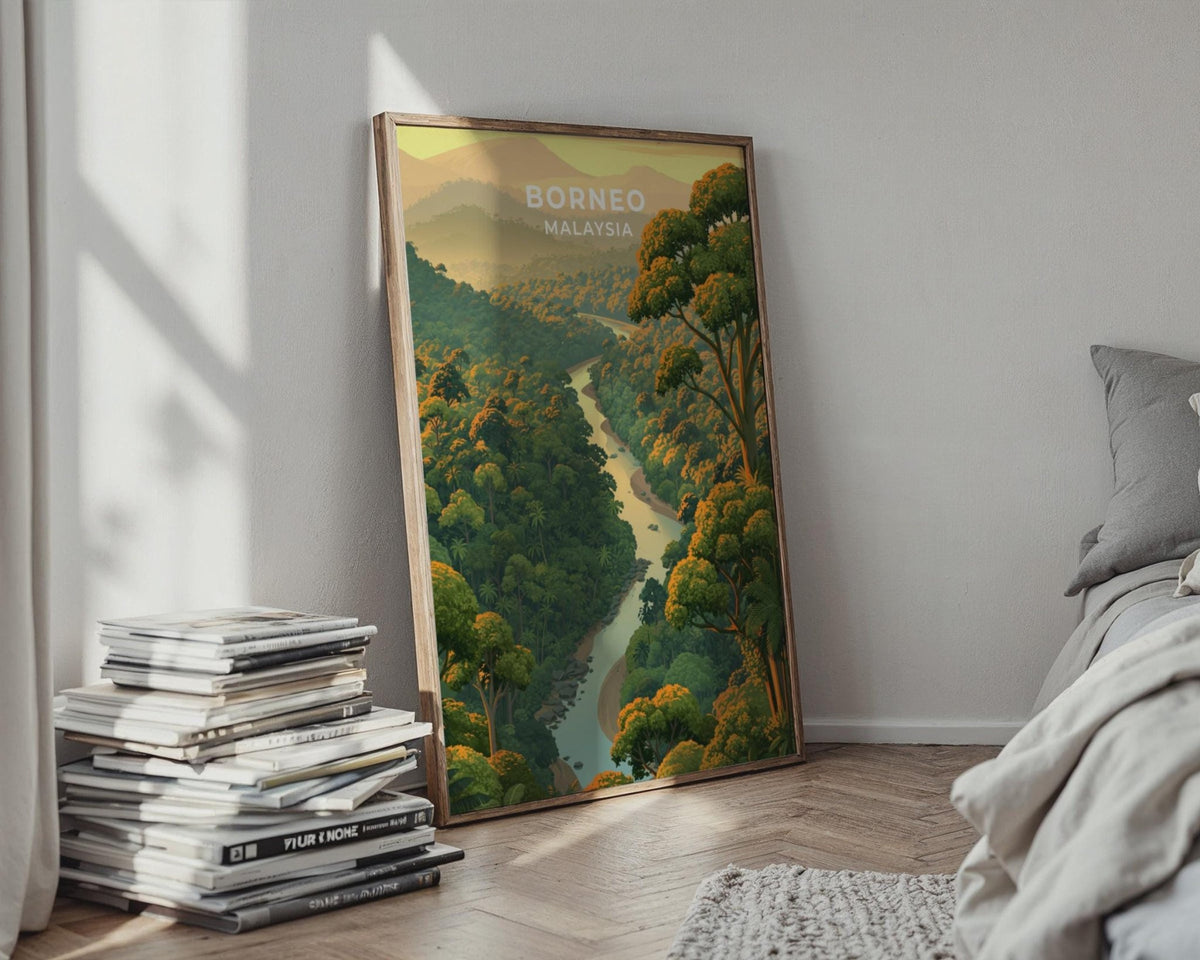 Borneo Poster - WanderWall