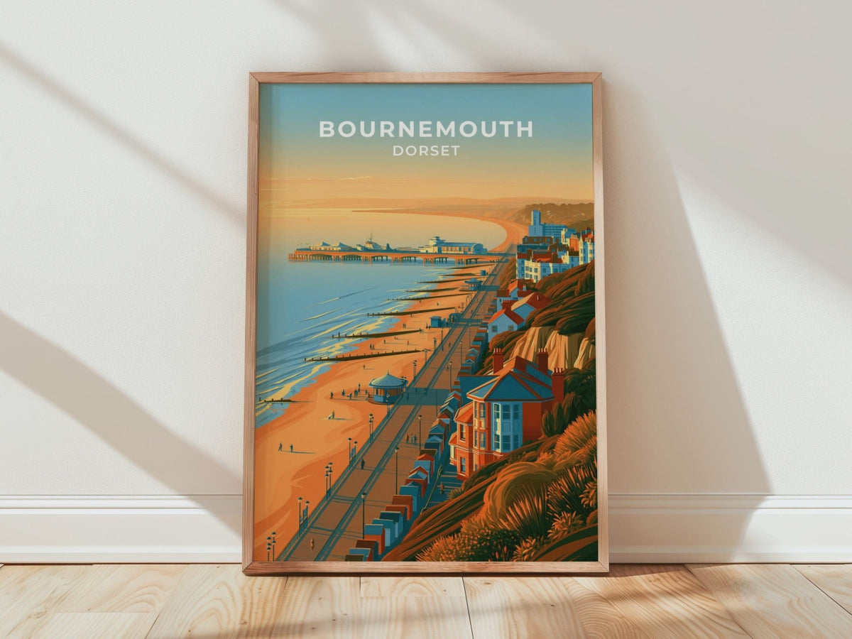 Bournemouth Poster - WanderWall