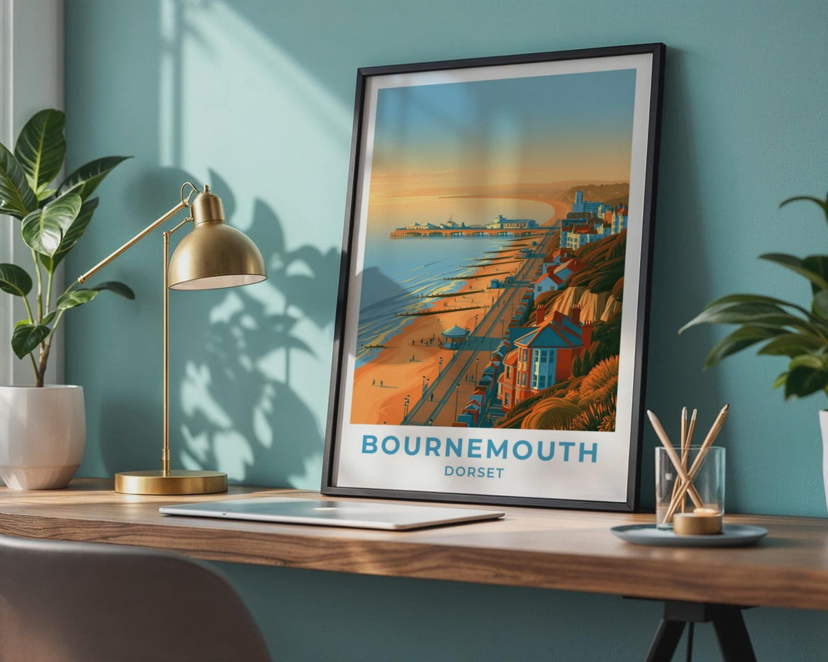 Bournemouth Poster - WanderWall