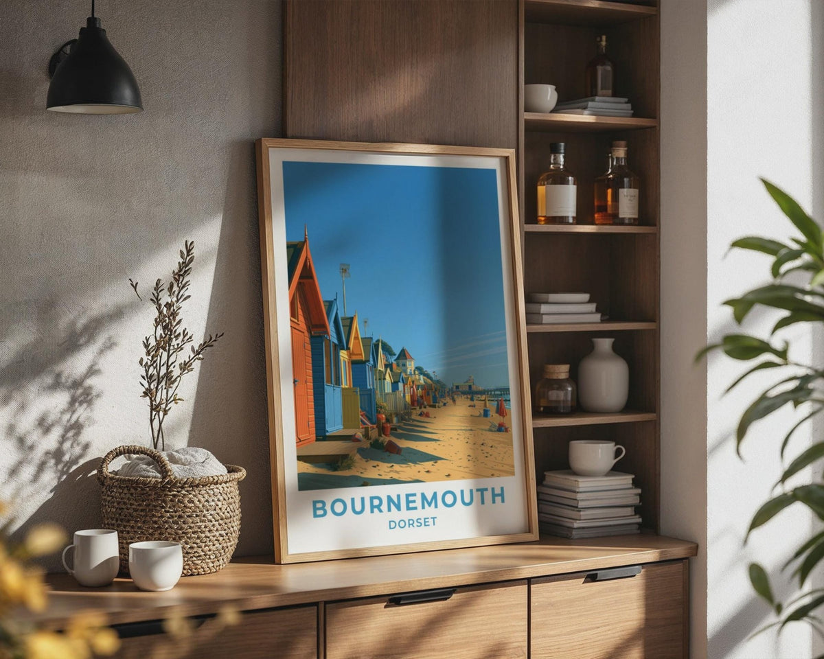Bournemouth Poster - WanderWall