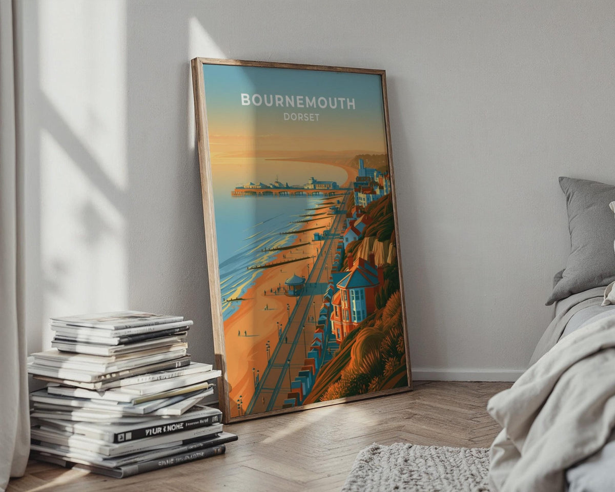 Bournemouth Poster - WanderWall