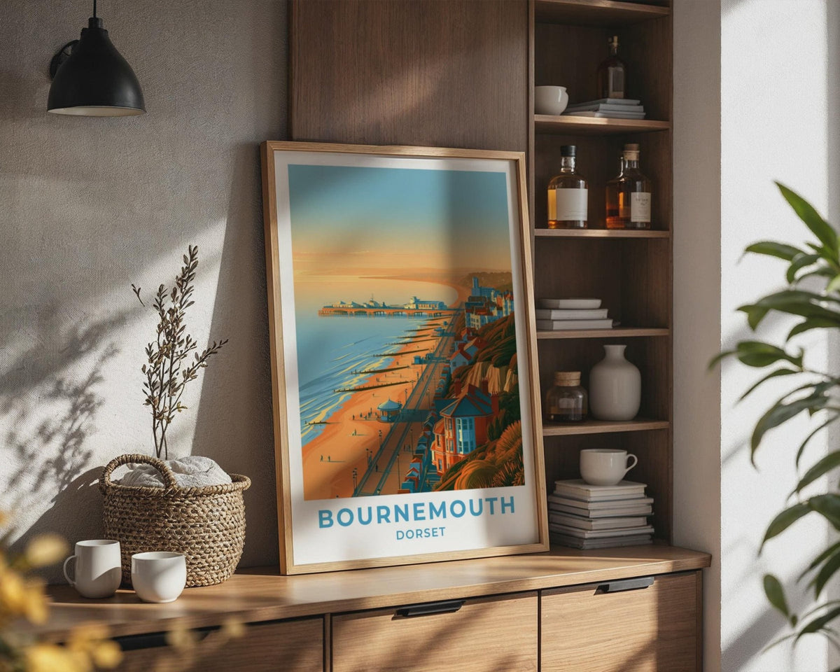 Bournemouth Poster - WanderWall