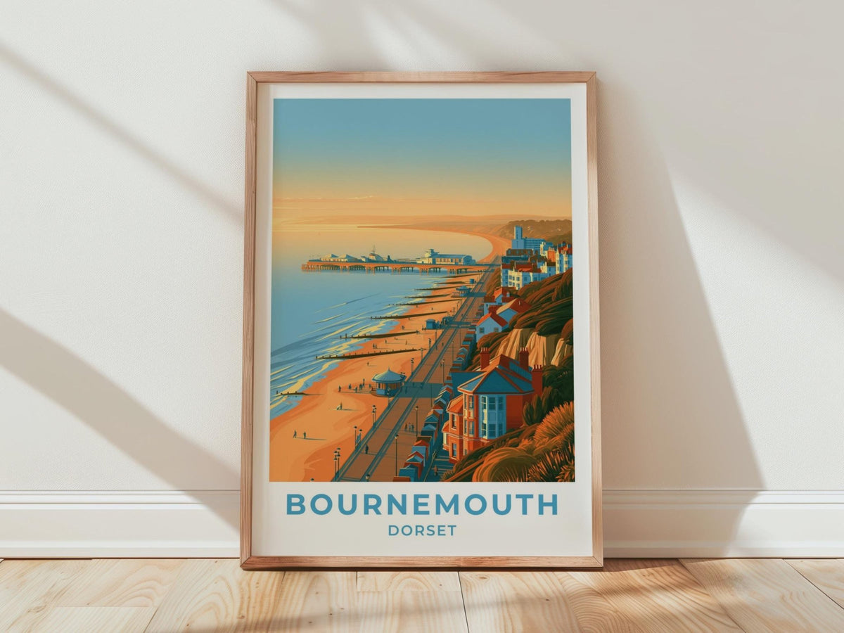 Bournemouth Poster - WanderWall