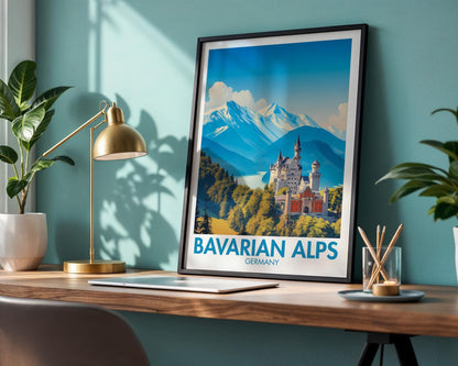 Bavarian Alps Poster