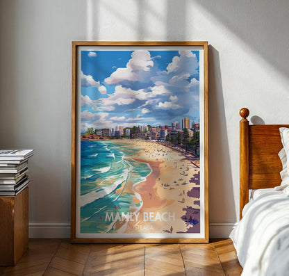 Manly Beach Poster