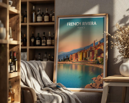 French Riviera Poster