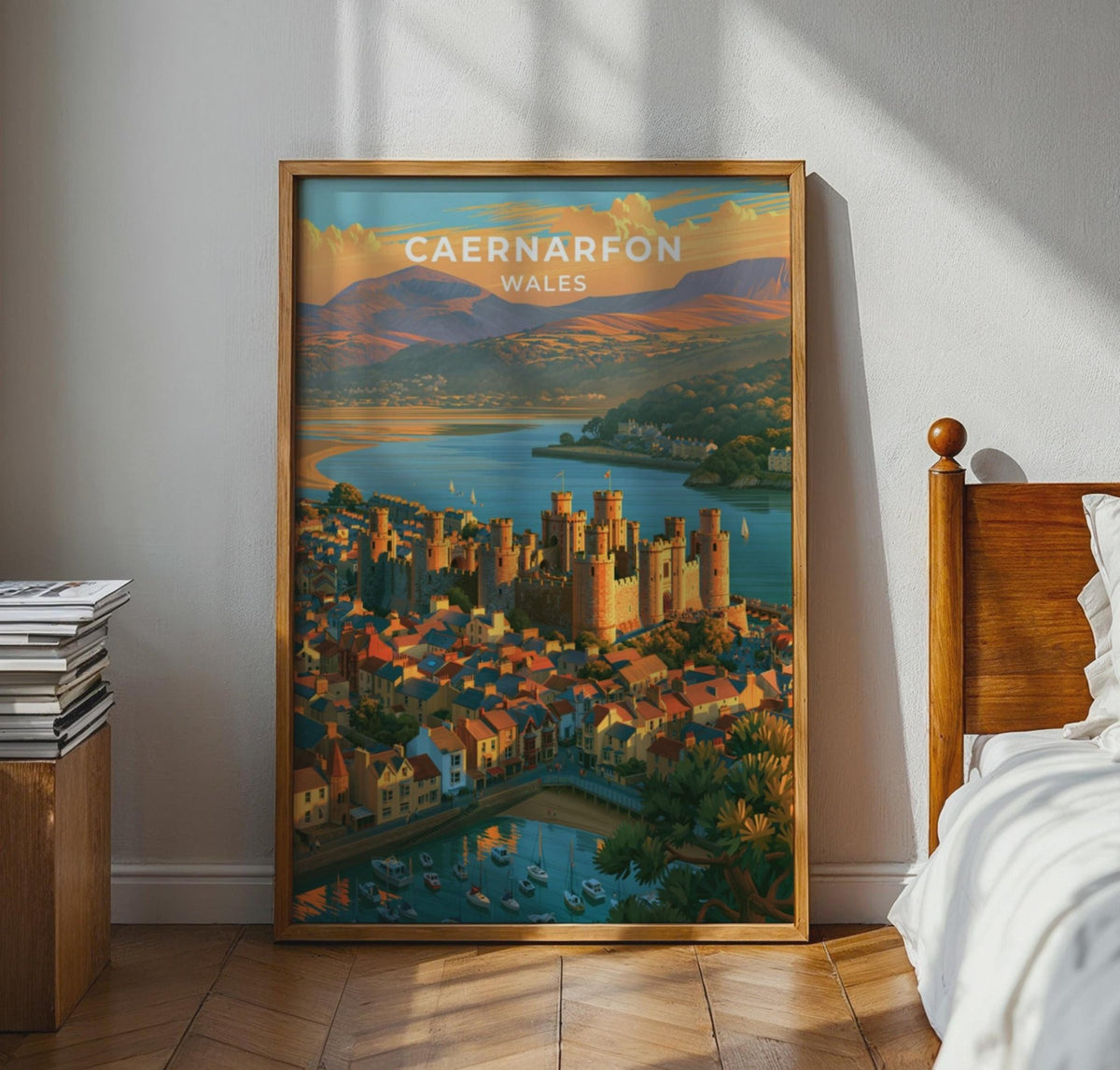 Caernarfon Castle Poster - WanderWall