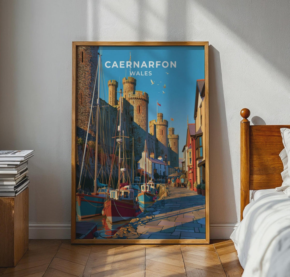 Caernarfon Castle Poster - WanderWall