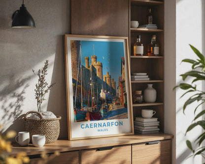Caernarfon Castle Poster - WanderWall