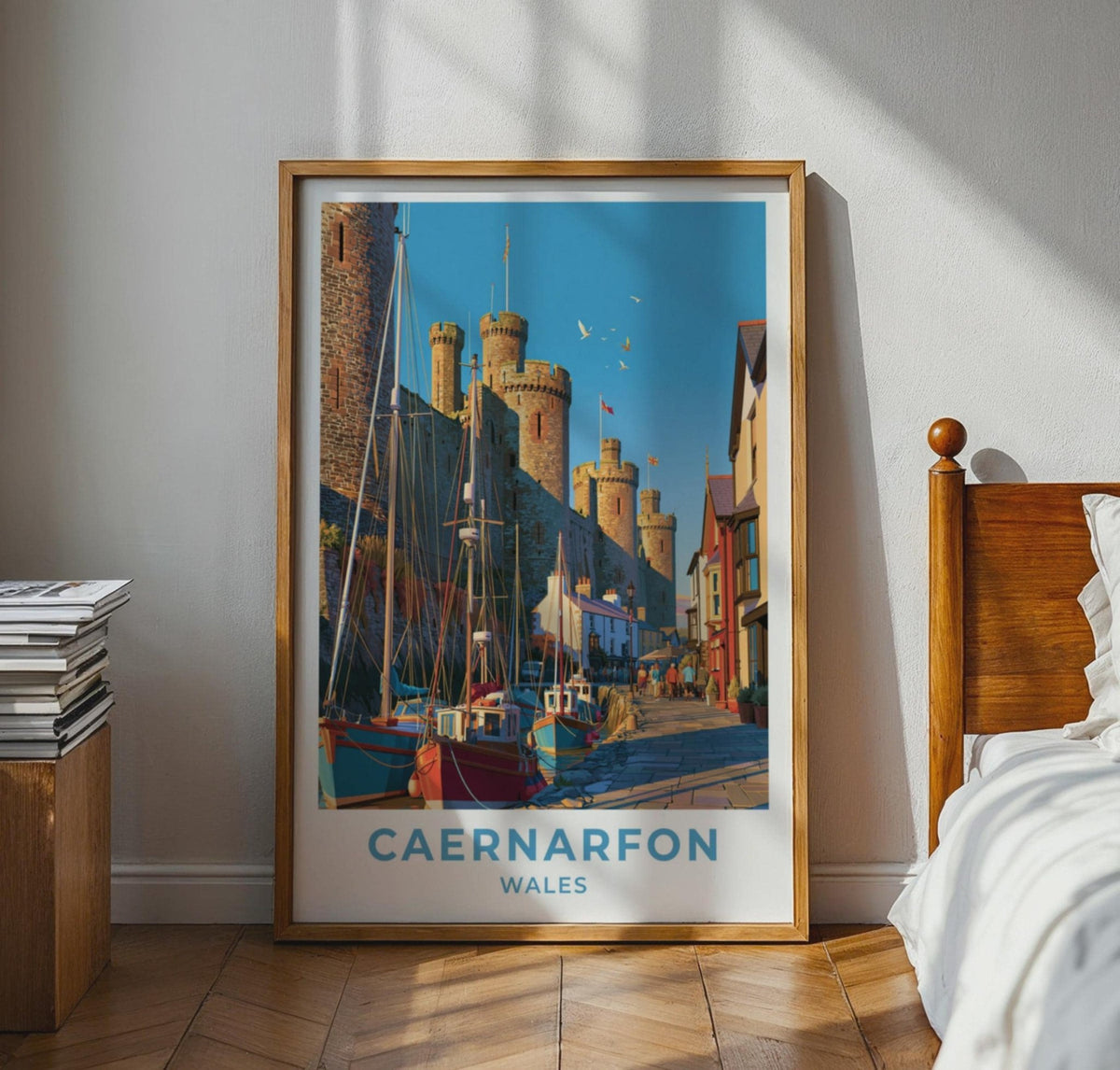 Caernarfon Castle Poster - WanderWall