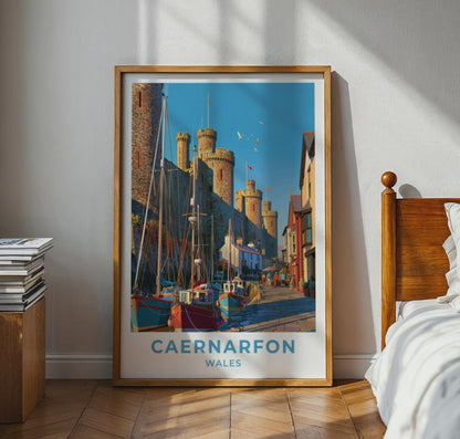 Caernarfon Castle Poster - WanderWall