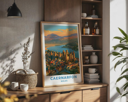 Caernarfon Castle Poster - WanderWall