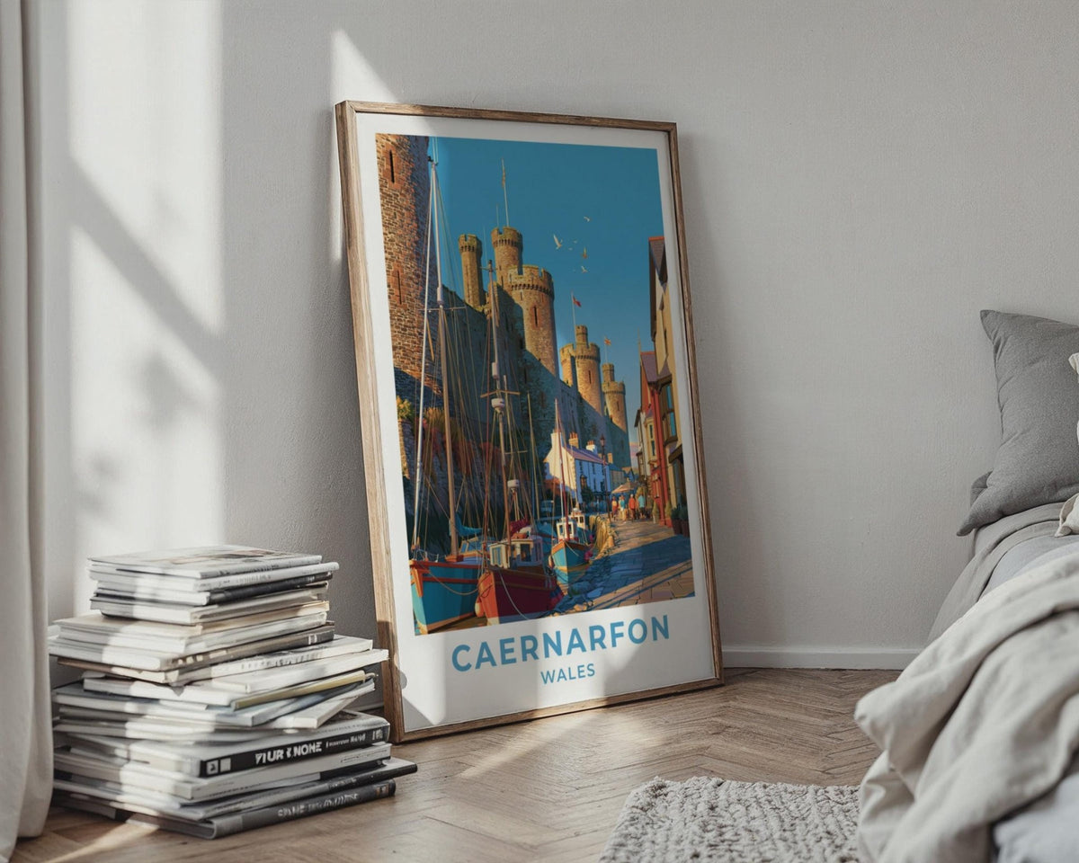 Caernarfon Castle Poster - WanderWall