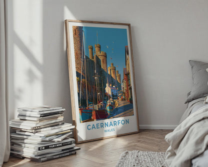 Caernarfon Castle Poster - WanderWall