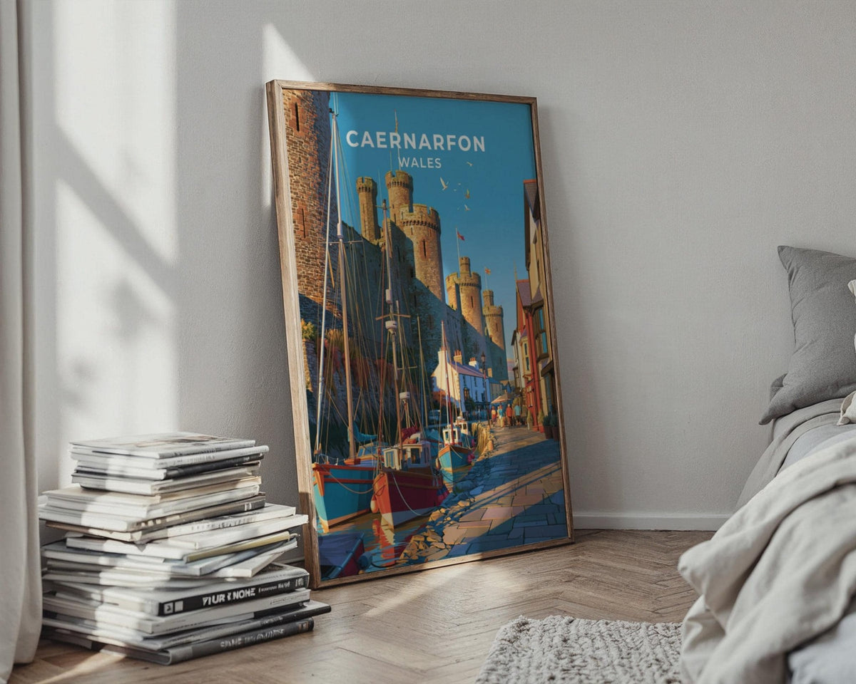 Caernarfon Castle Poster - WanderWall