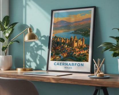 Caernarfon Castle Poster - WanderWall