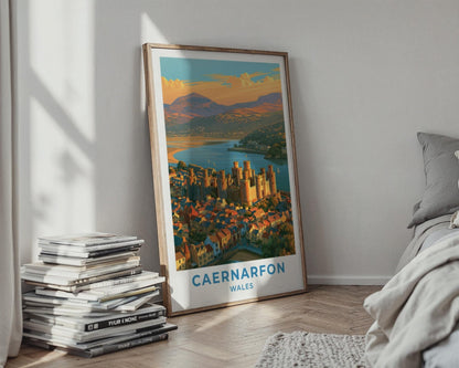 Caernarfon Castle Poster - WanderWall