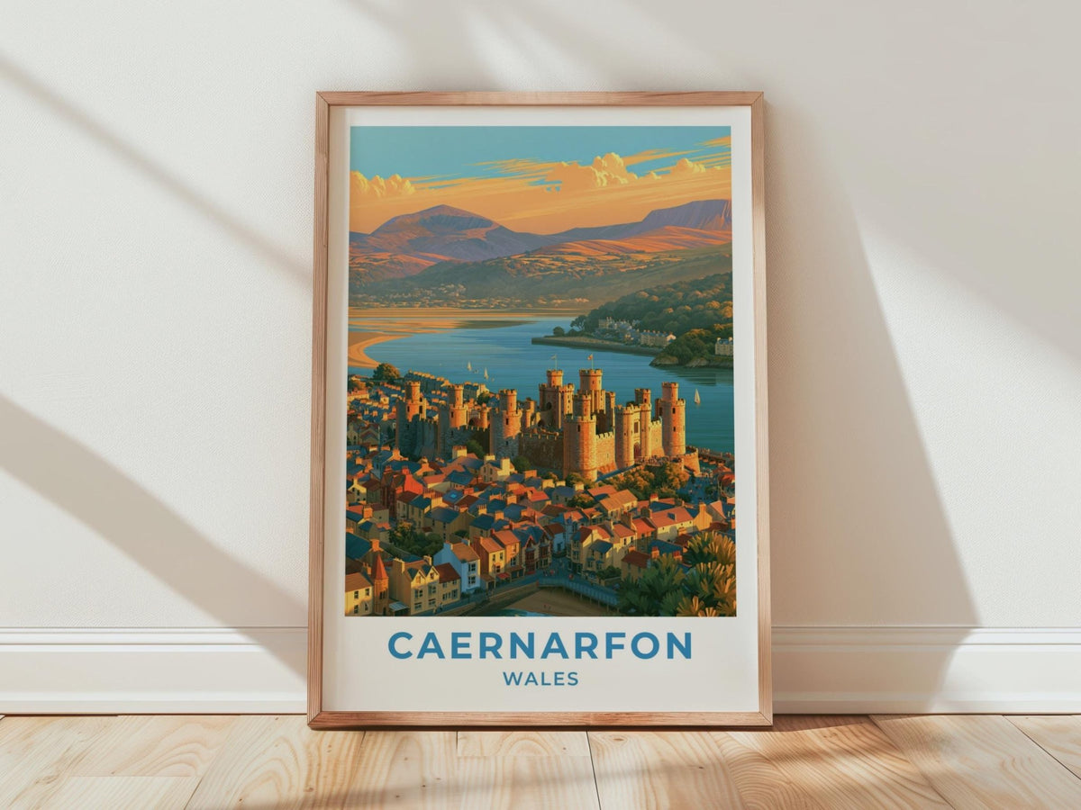 Caernarfon Castle Poster - WanderWall