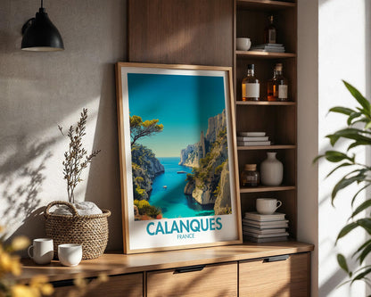 Calanques Poster - WanderWall