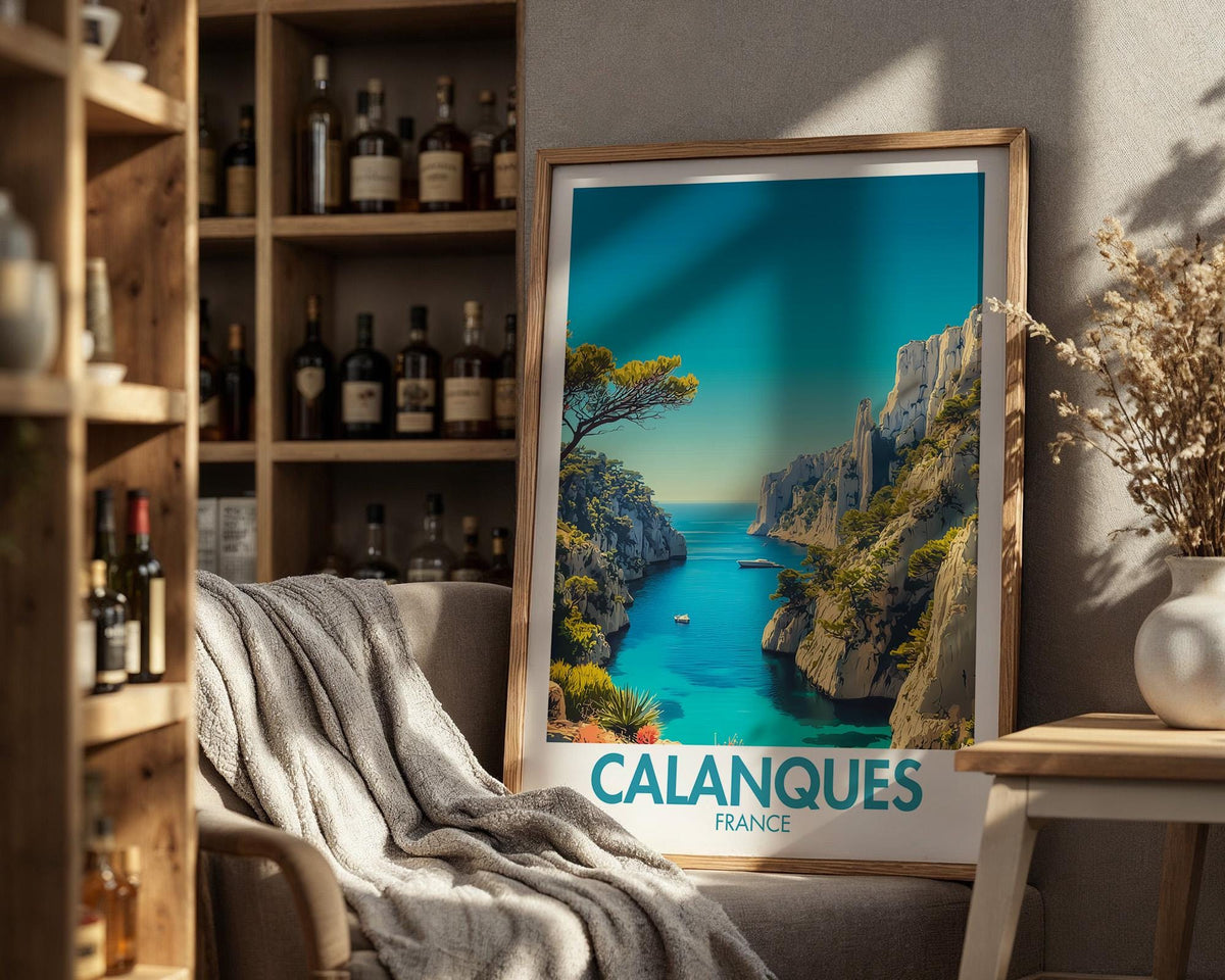 Calanques Poster - WanderWall