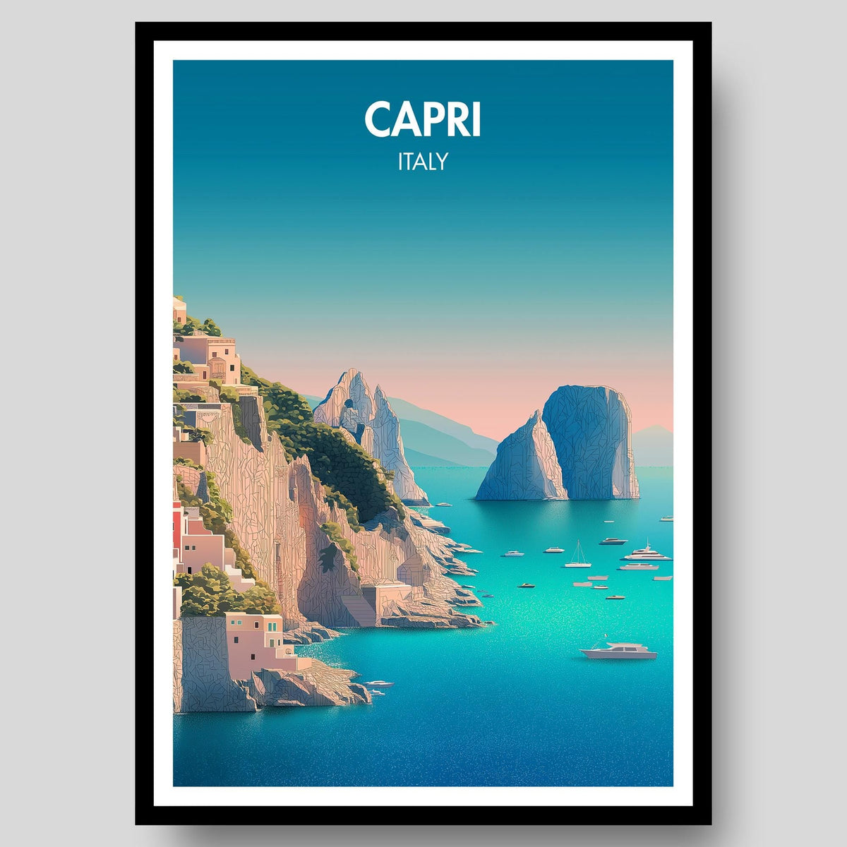 Capri Poster - WanderWall