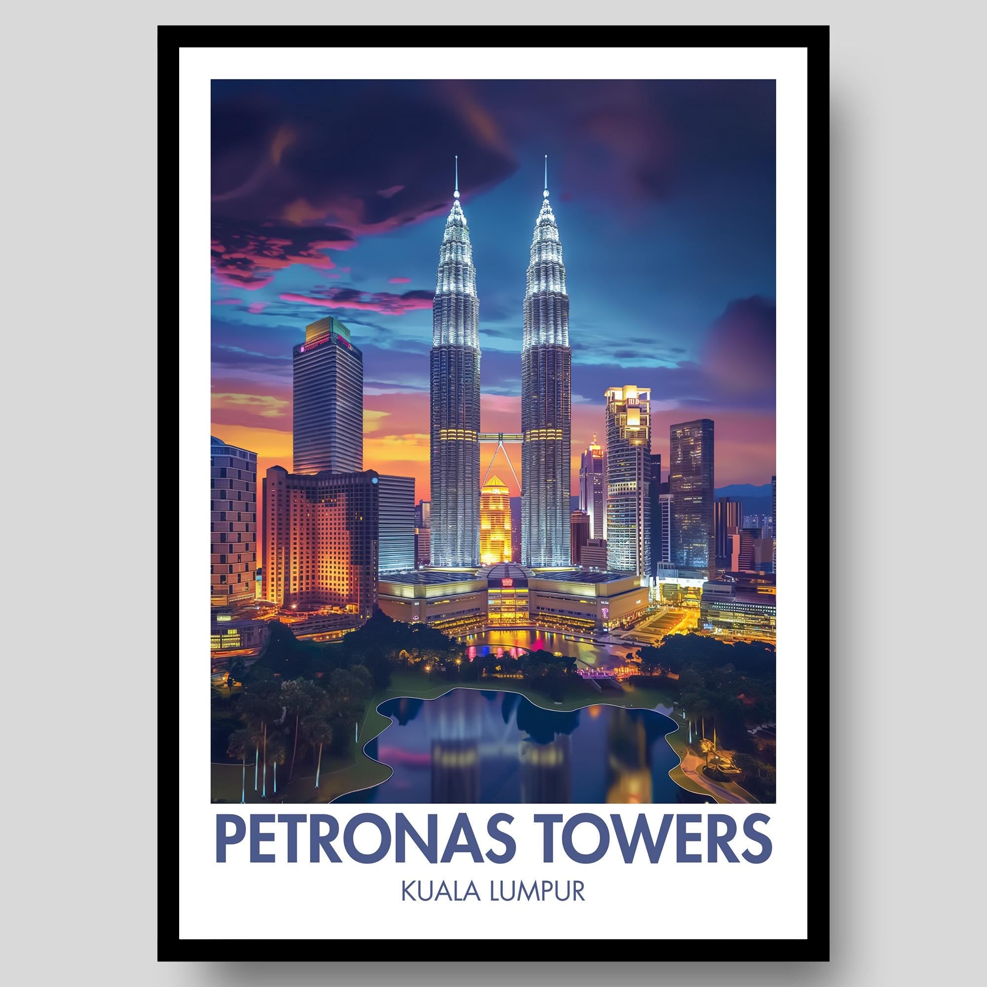 Petronas Towers Poster