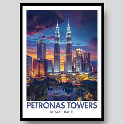 Petronas Towers Poster