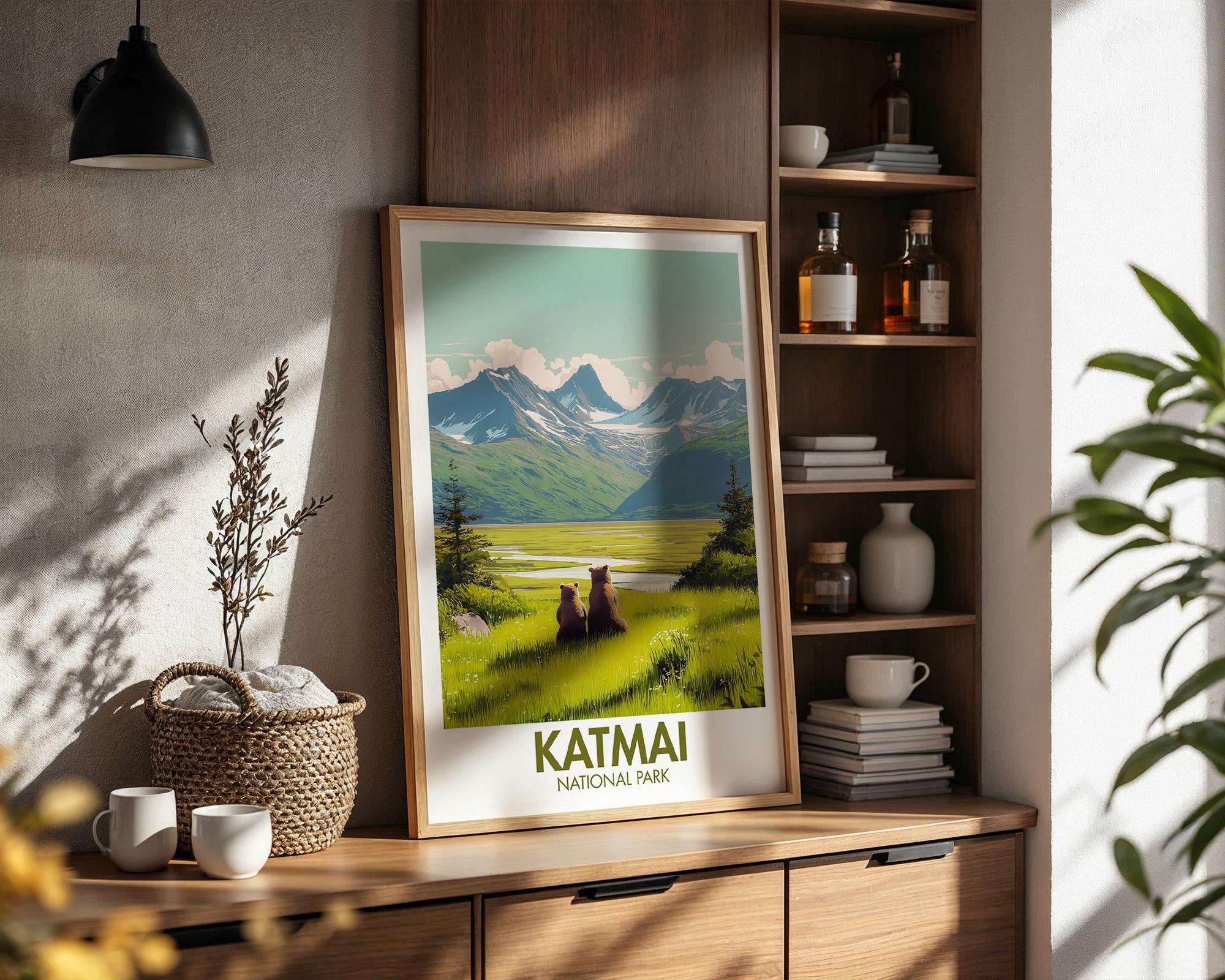 Katmai National Park Poster