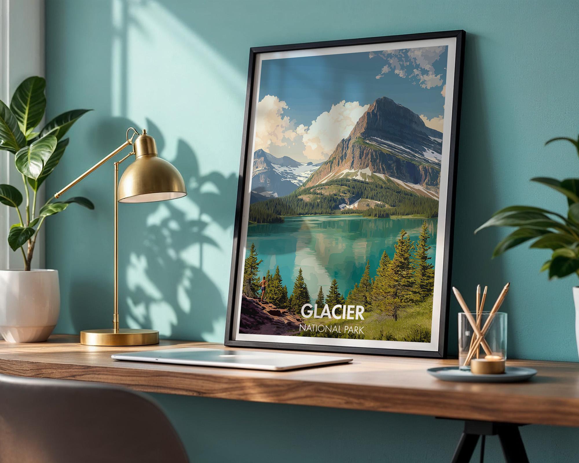 Glacier National Park Poster