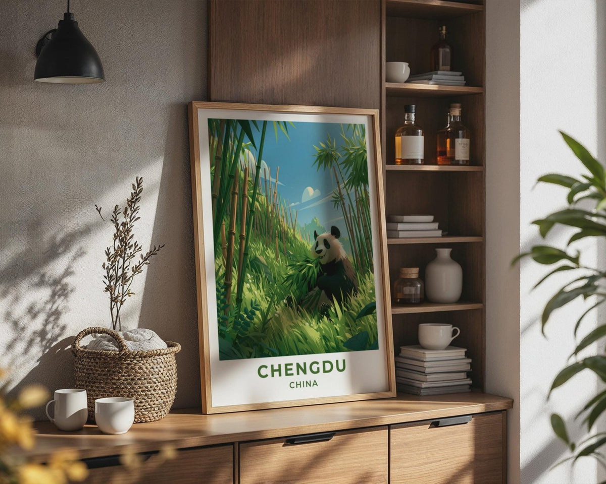 Chengdu Poster - WanderWall