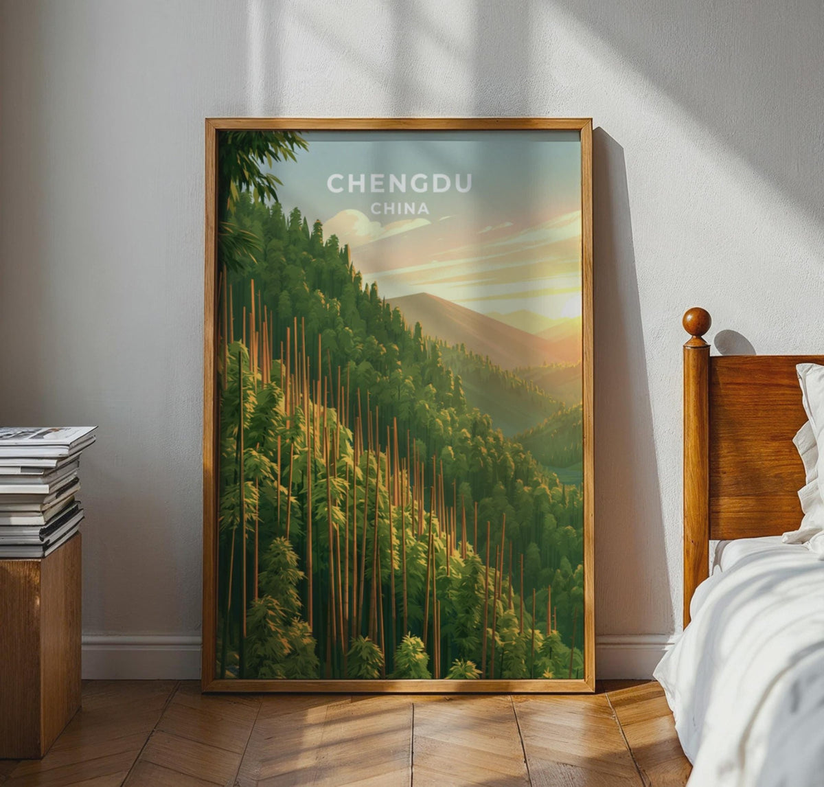 Chengdu Poster - WanderWall