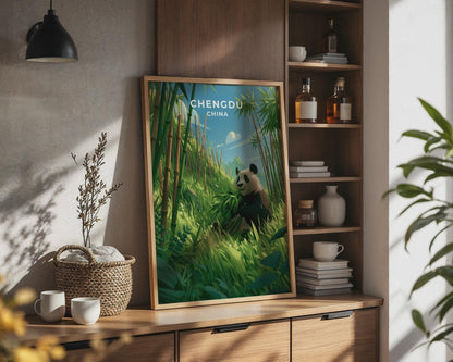 Chengdu Poster - WanderWall