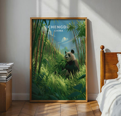 Chengdu Poster - WanderWall