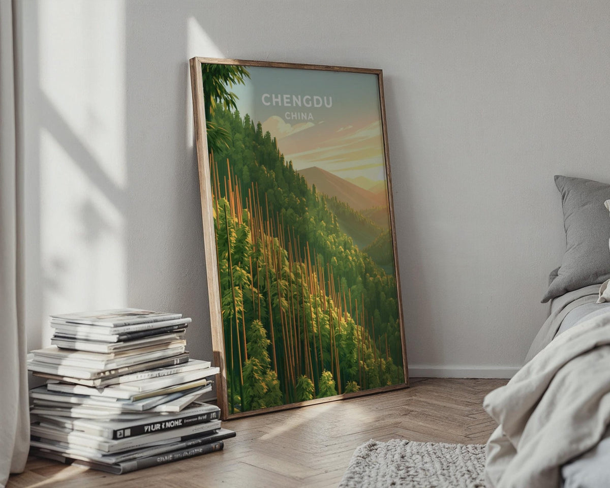 Chengdu Poster - WanderWall