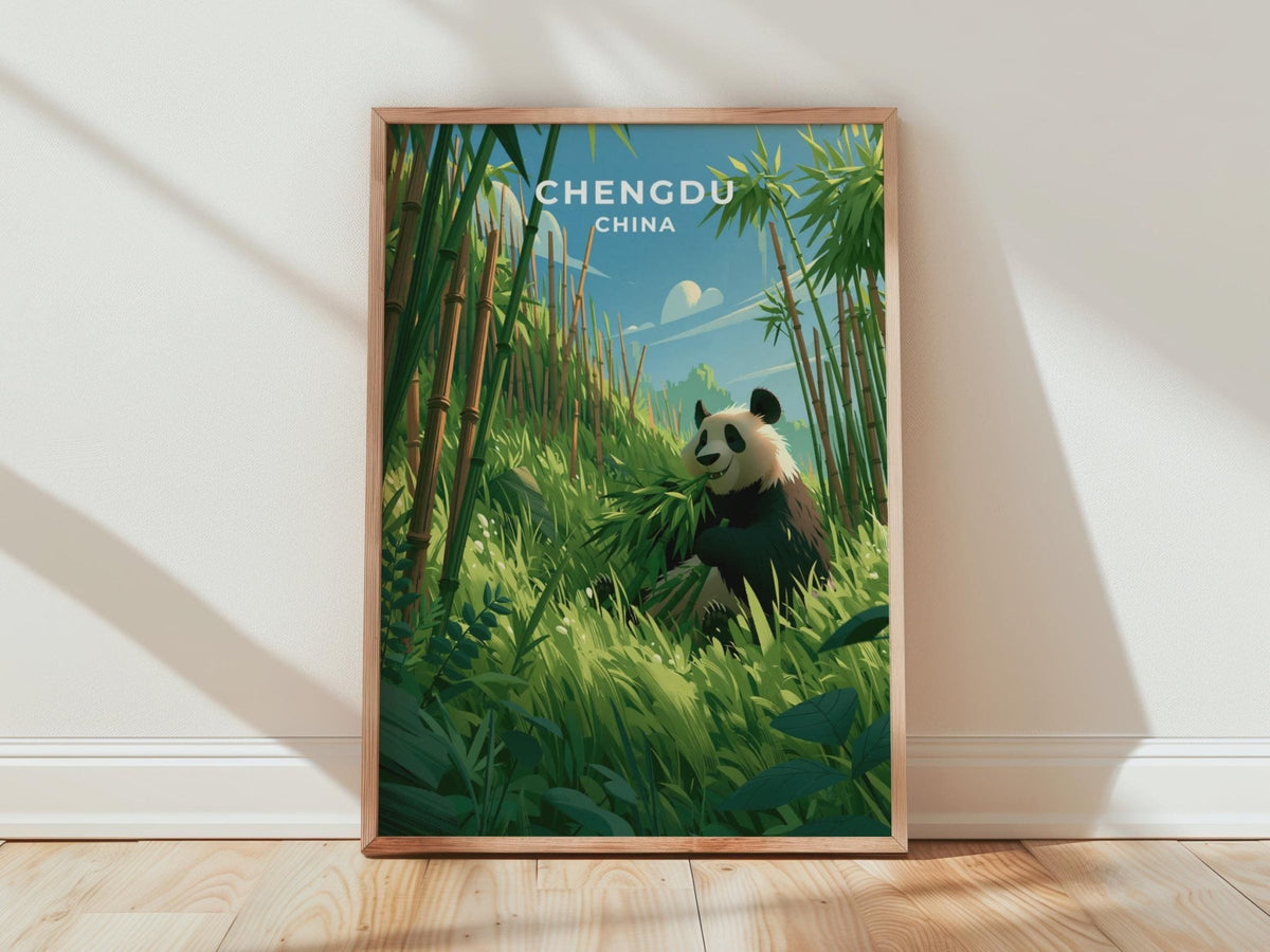 Chengdu Poster - WanderWall