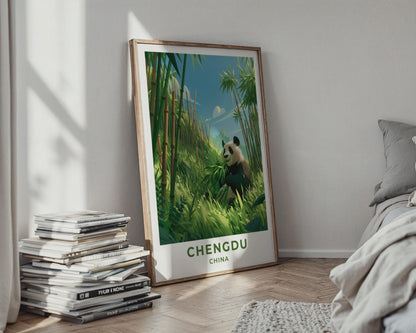 Chengdu Poster - WanderWall