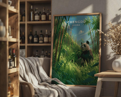 Chengdu Poster - WanderWall