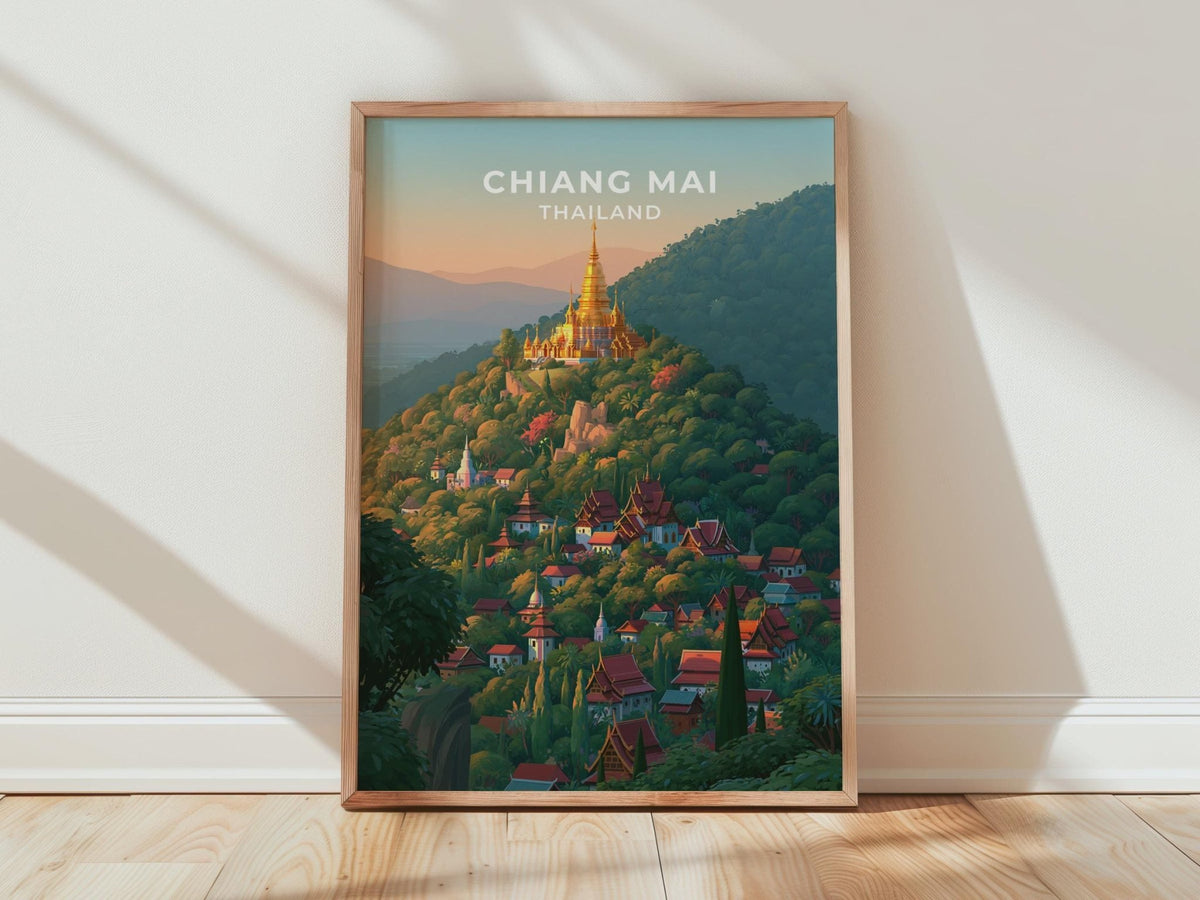 Chiang Mai Poster - WanderWall
