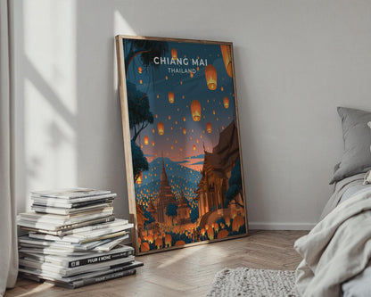 Chiang Mai Poster - WanderWall