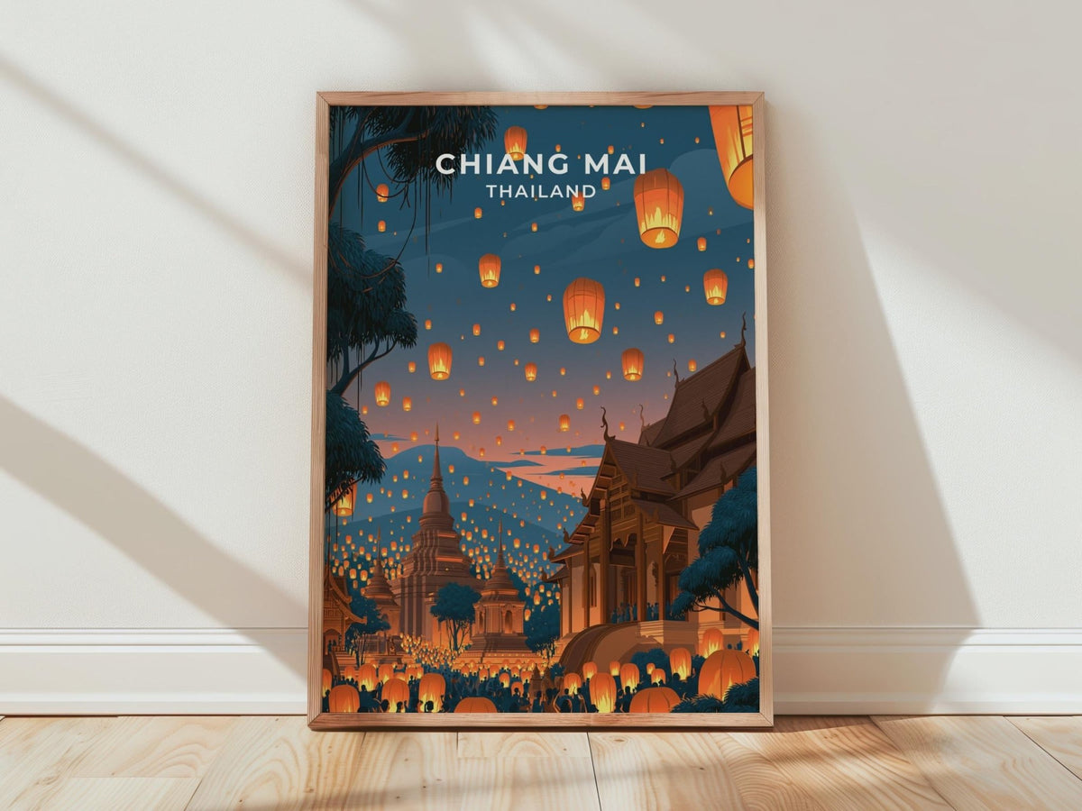 Chiang Mai Poster - WanderWall