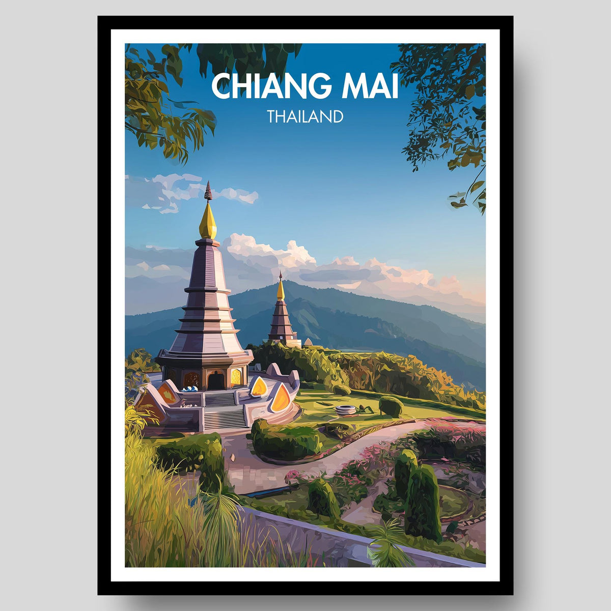 Chiang Mai Poster - WanderWall