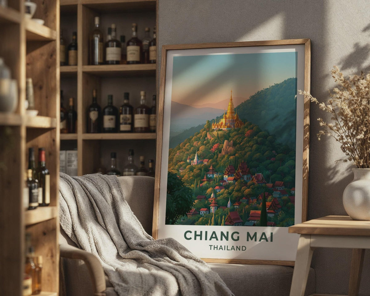 Chiang Mai Poster - WanderWall