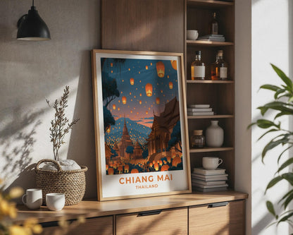 Chiang Mai Poster - WanderWall