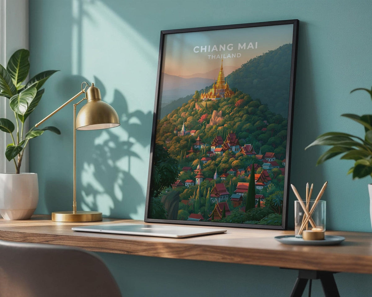 Chiang Mai Poster - WanderWall