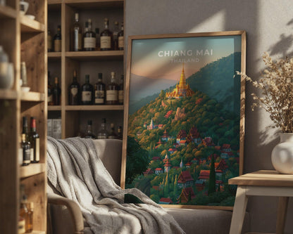 Chiang Mai Poster - WanderWall