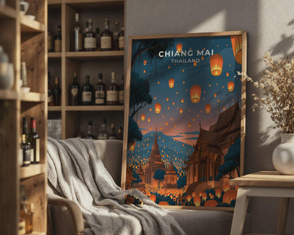 Chiang Mai Poster - WanderWall