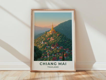 Chiang Mai Poster - WanderWall