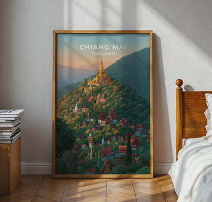 Chiang Mai Poster - WanderWall