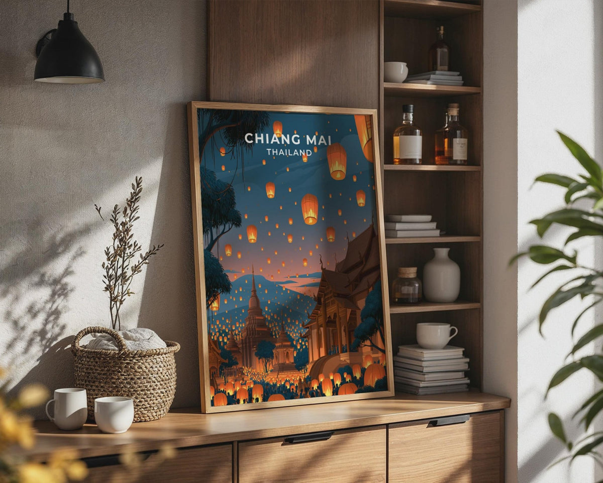 Chiang Mai Poster - WanderWall